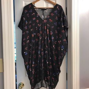 Hatch Maternity Floral Slouch Dress, O/S